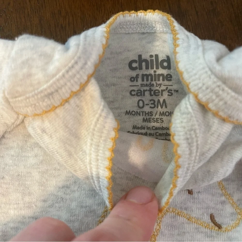 Carter’s: Child of Mine | (2) summer short sleeve onesies | 0-3 month